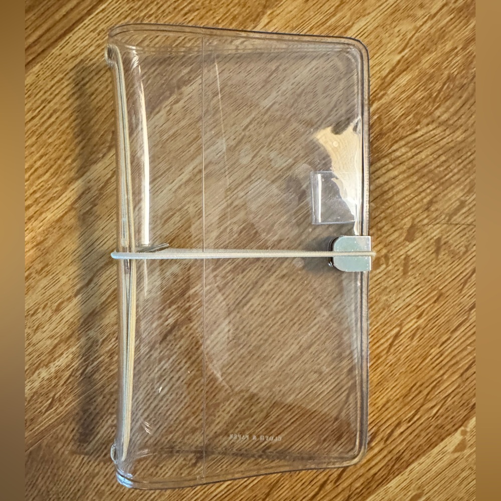 Cloth and Paper Clear Vinyl Planner
